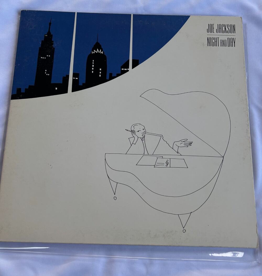 Joe Jackson Night and Day LP Vinyl Record 1982 early press Terre Haute New Wave
